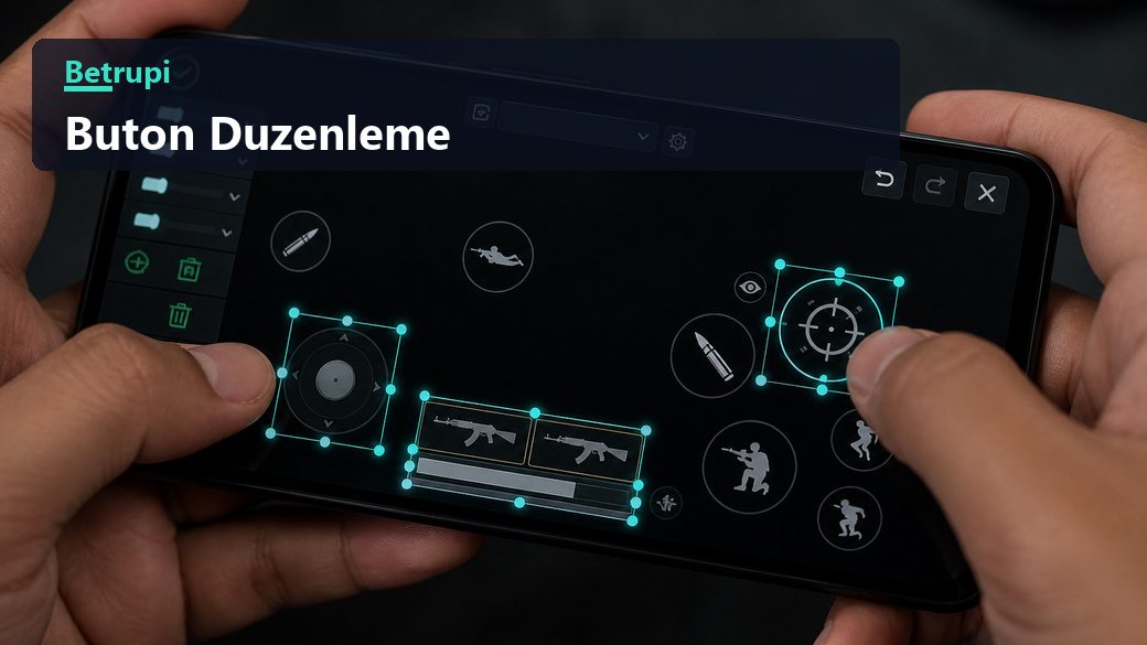 Telefon ekranında düzenleme kipindeki oyun butonlarının taşınması
